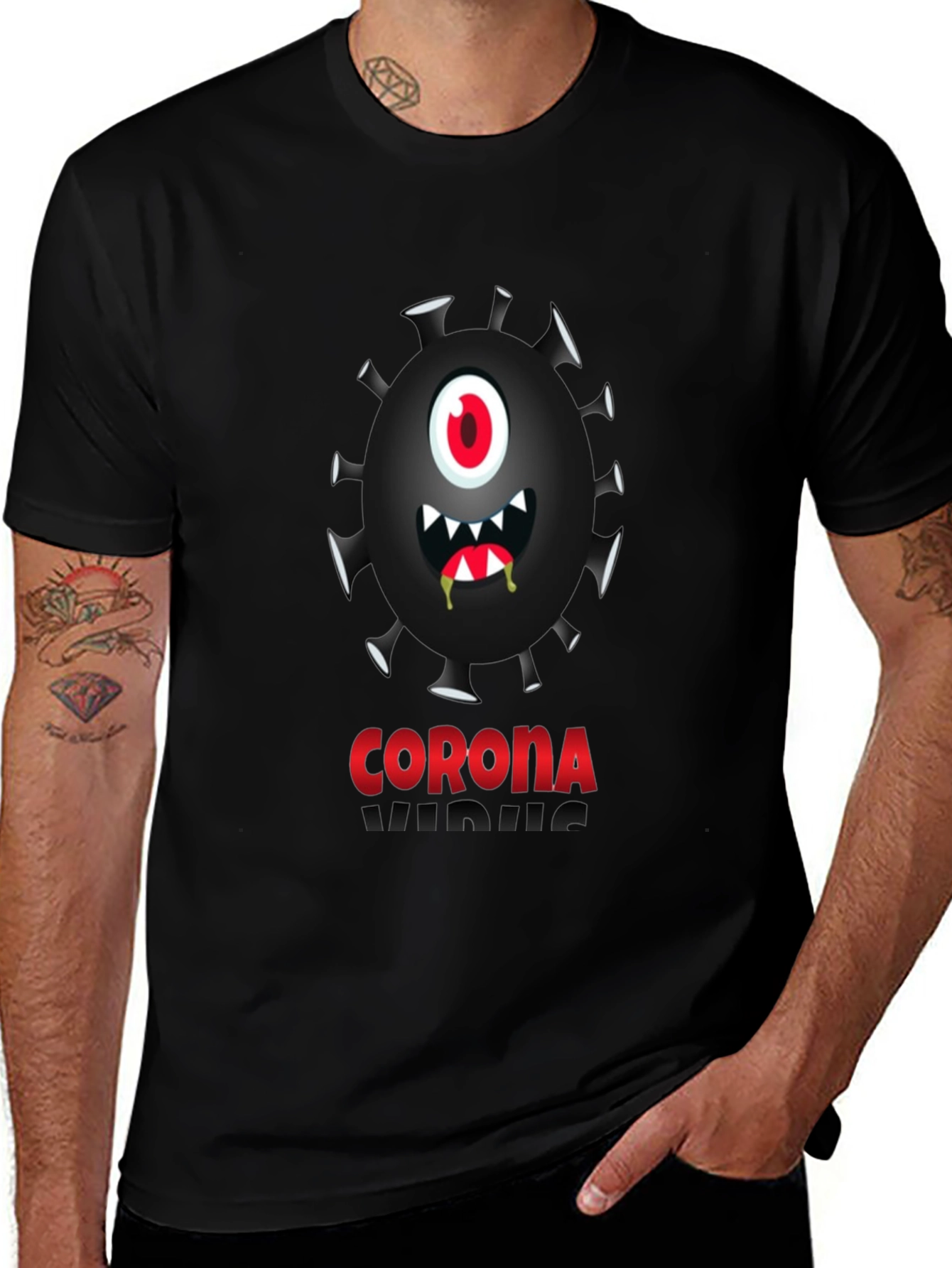Corona Virus Graphic Novelty Tee