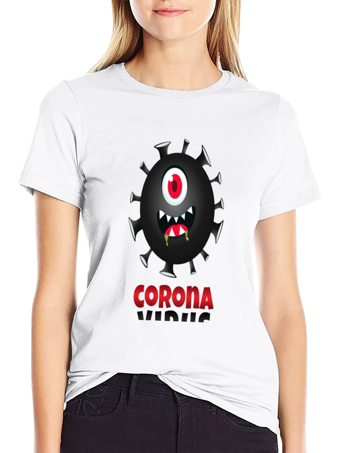 Corona Virus Graphic Novelty Tee