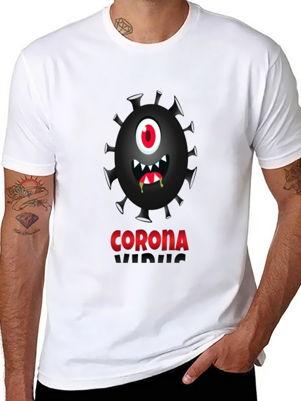 Corona Virus Graphic Novelty Tee