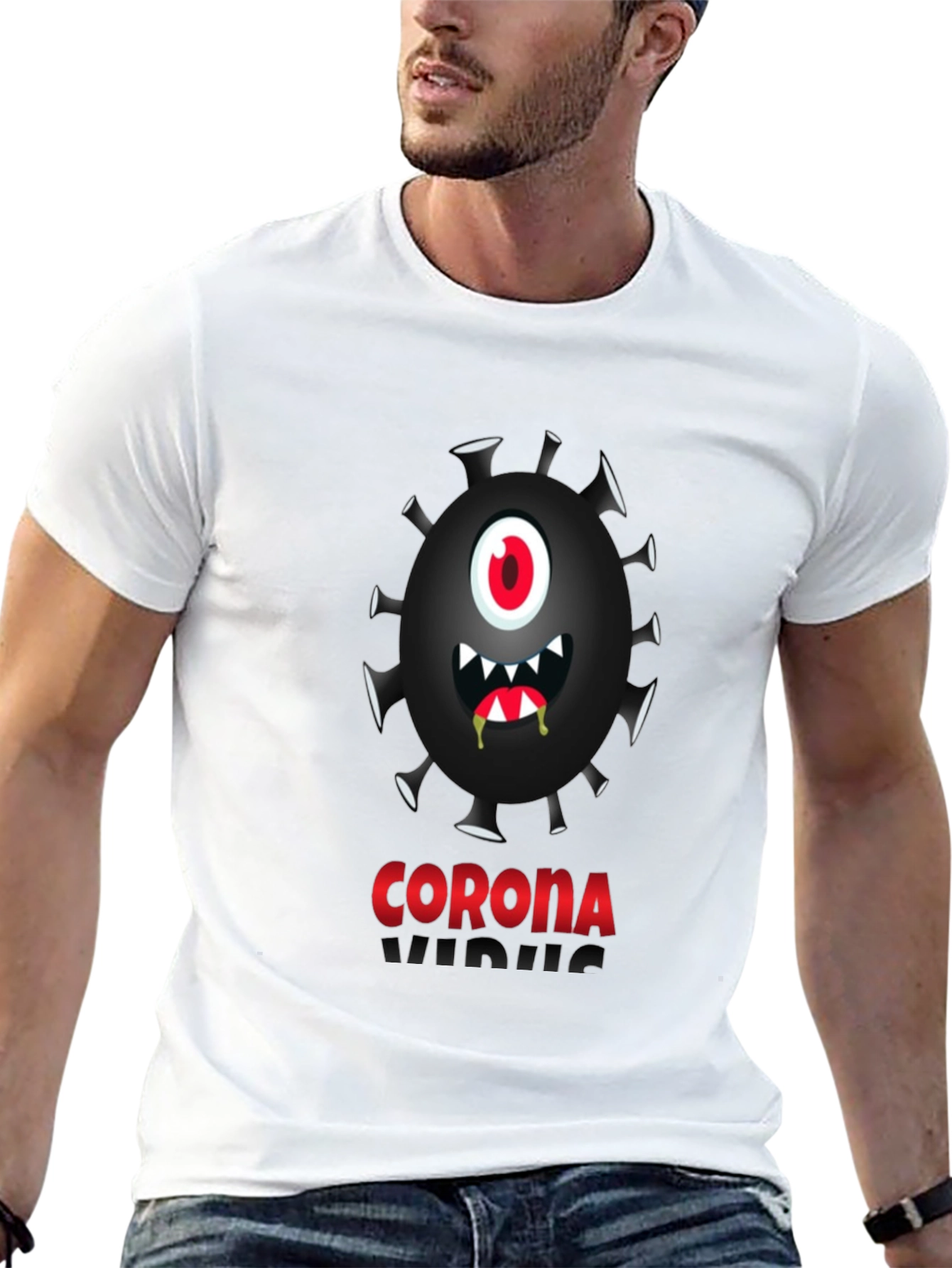 Corona Virus Graphic Novelty Tee