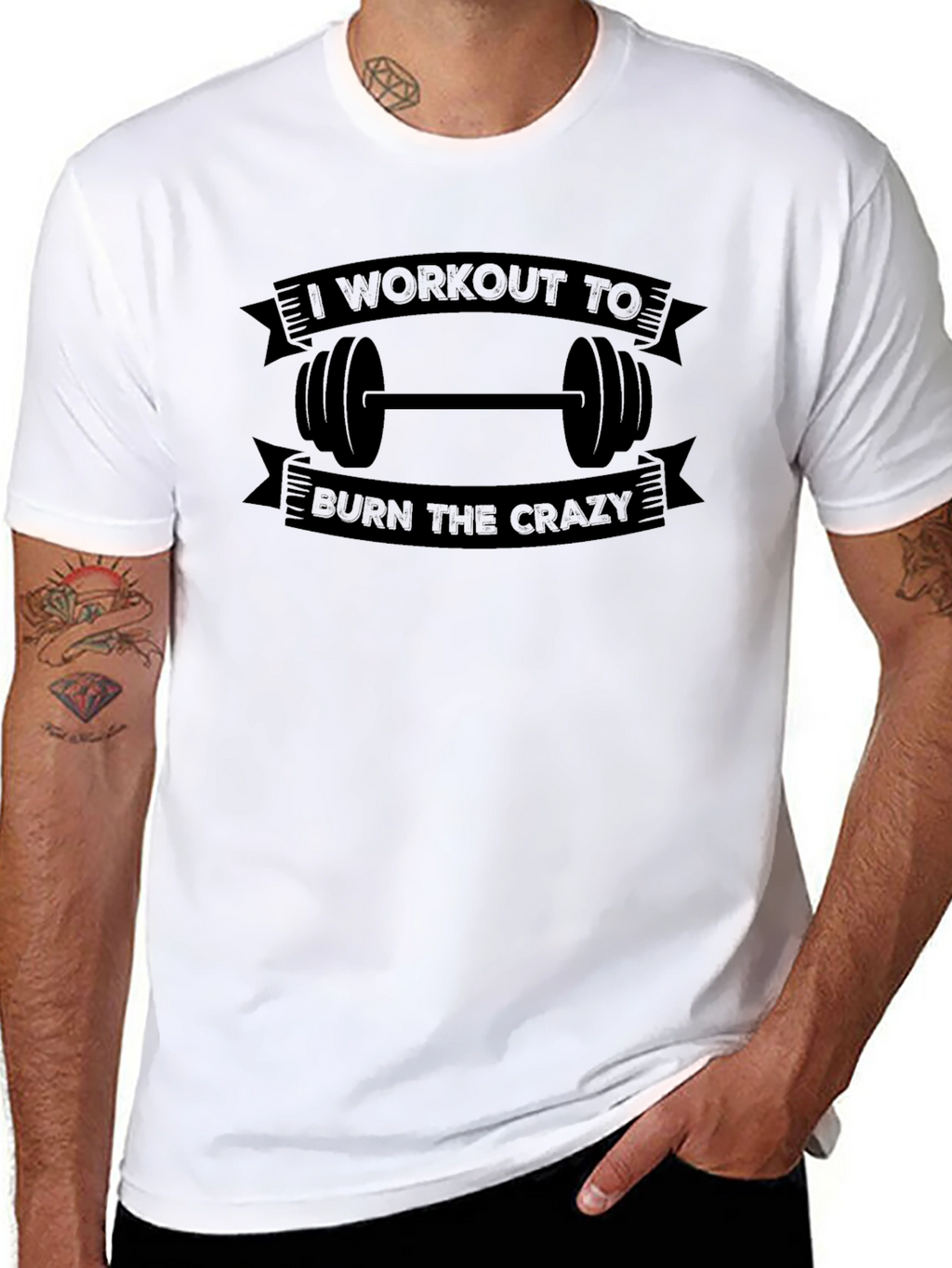 Workout To Burn The Crazy Graphic T-Shirt