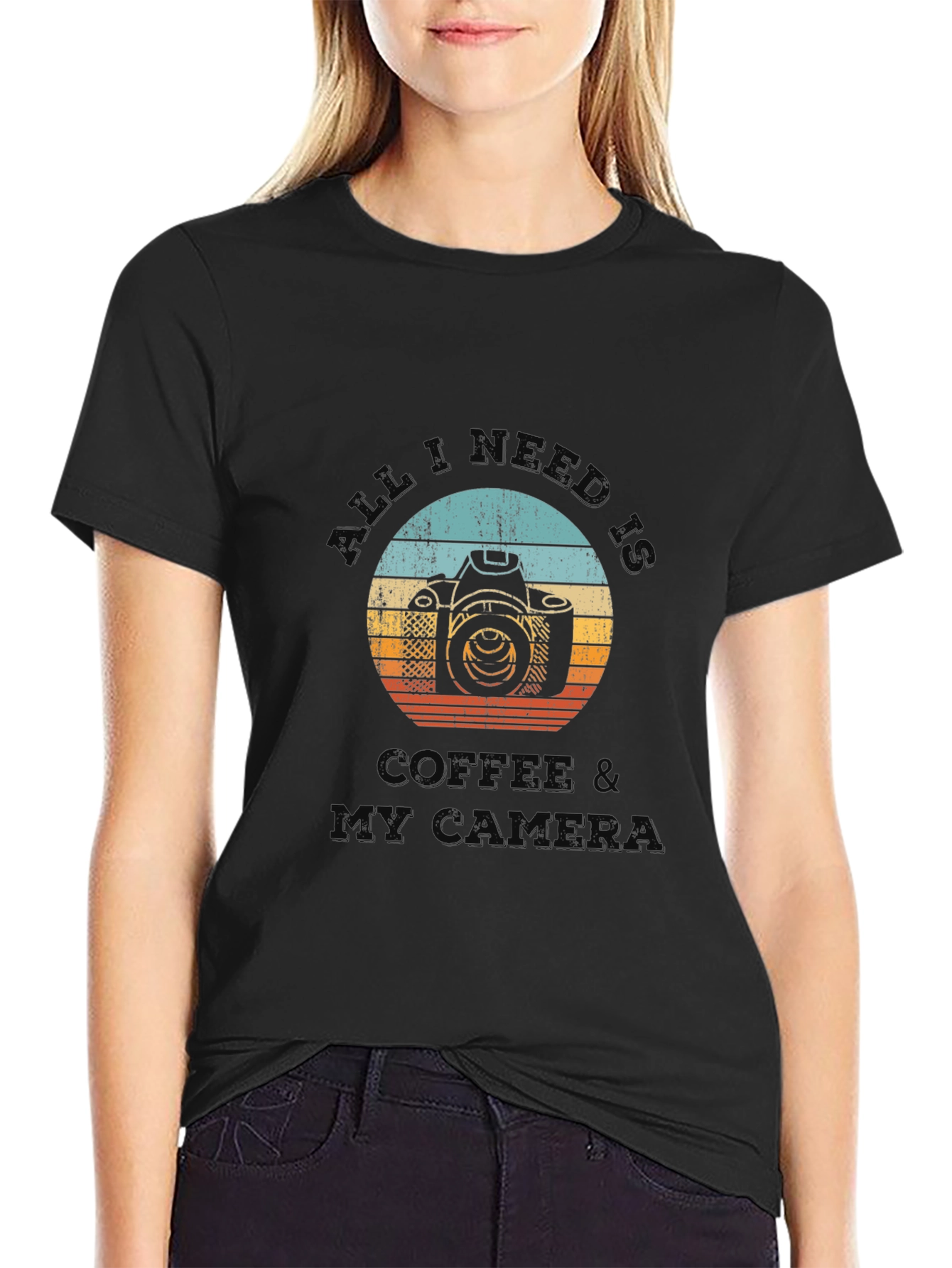 All I Need is Coffee & My Camera T-Shirt