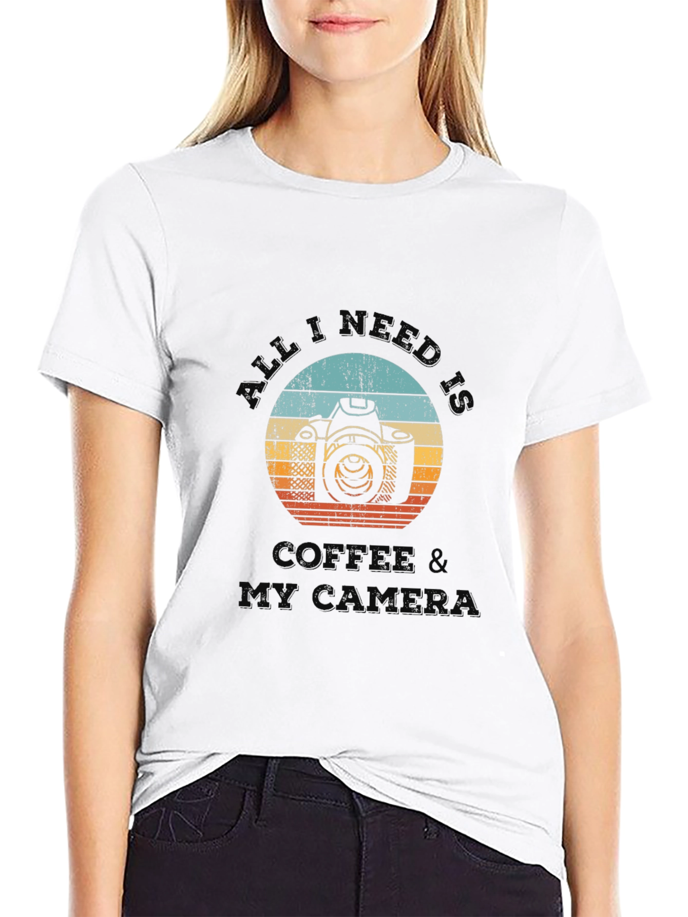 All I Need is Coffee & My Camera T-Shirt