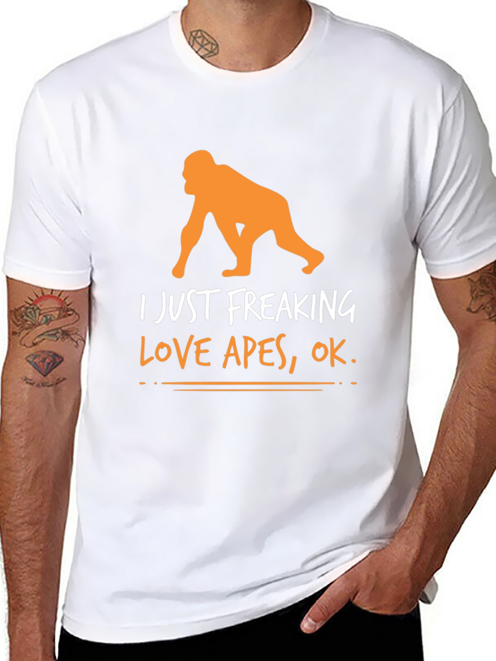 I Just Freaking Love Apes Graphic Tee