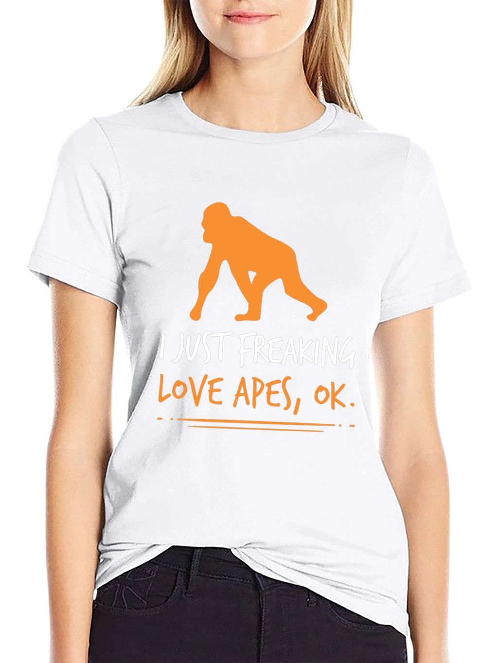 I Just Freaking Love Apes Graphic Tee
