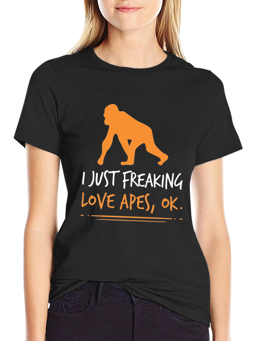 I Just Freaking Love Apes Graphic Tee