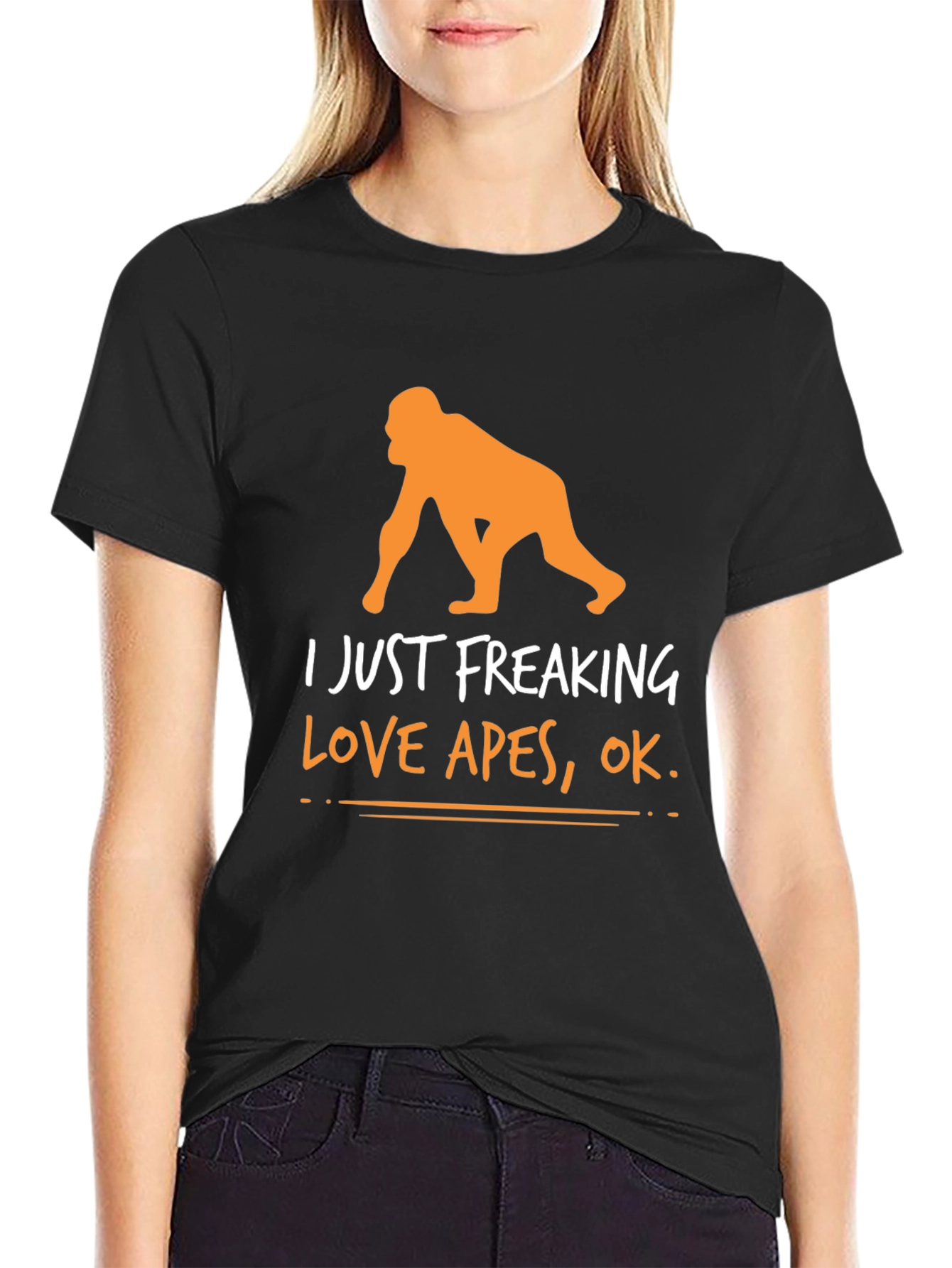 I Just Freaking Love Apes Graphic Tee