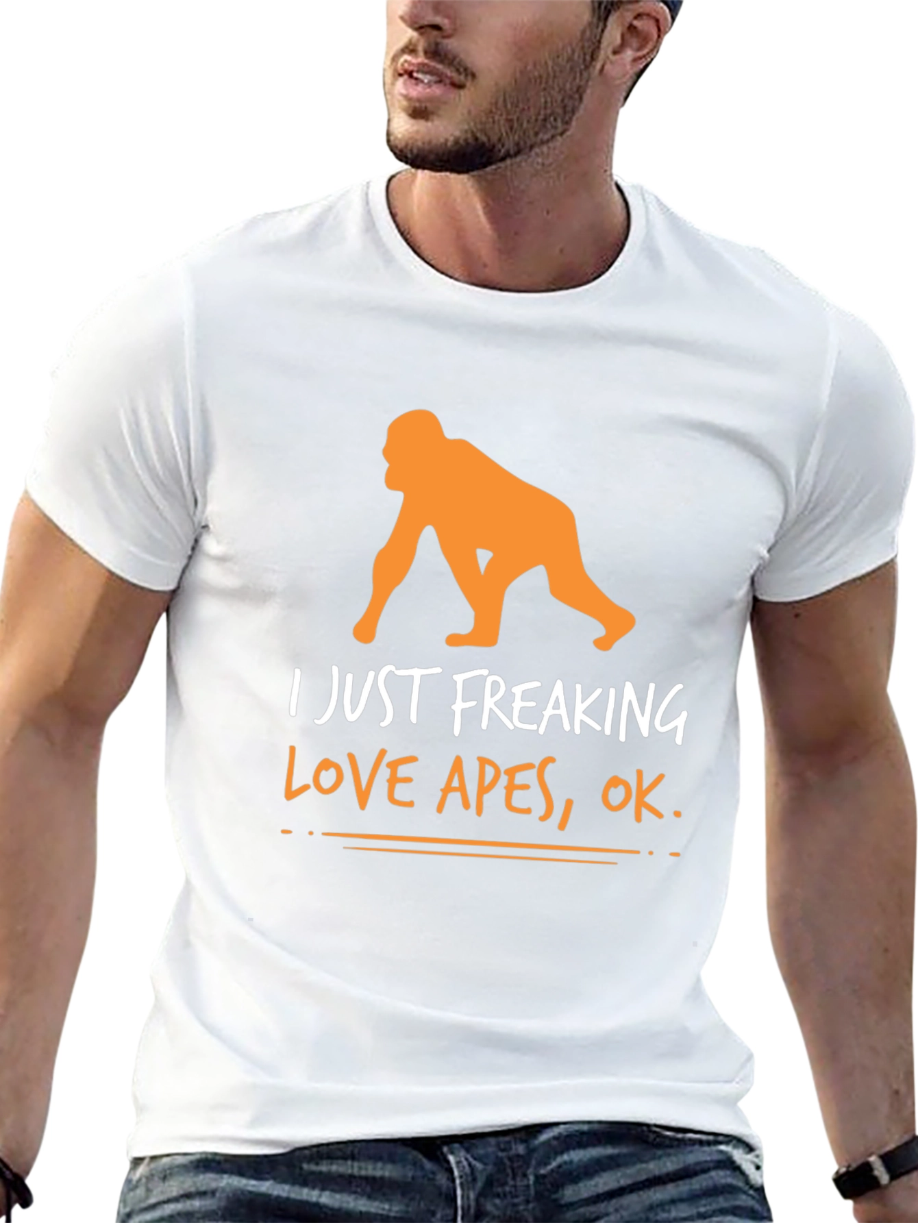 I Just Freaking Love Apes Graphic Tee
