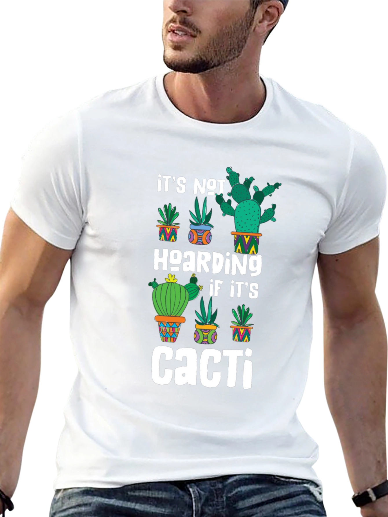 Cacti Hoarding T-Shirt - Funny Plant Lover Tee