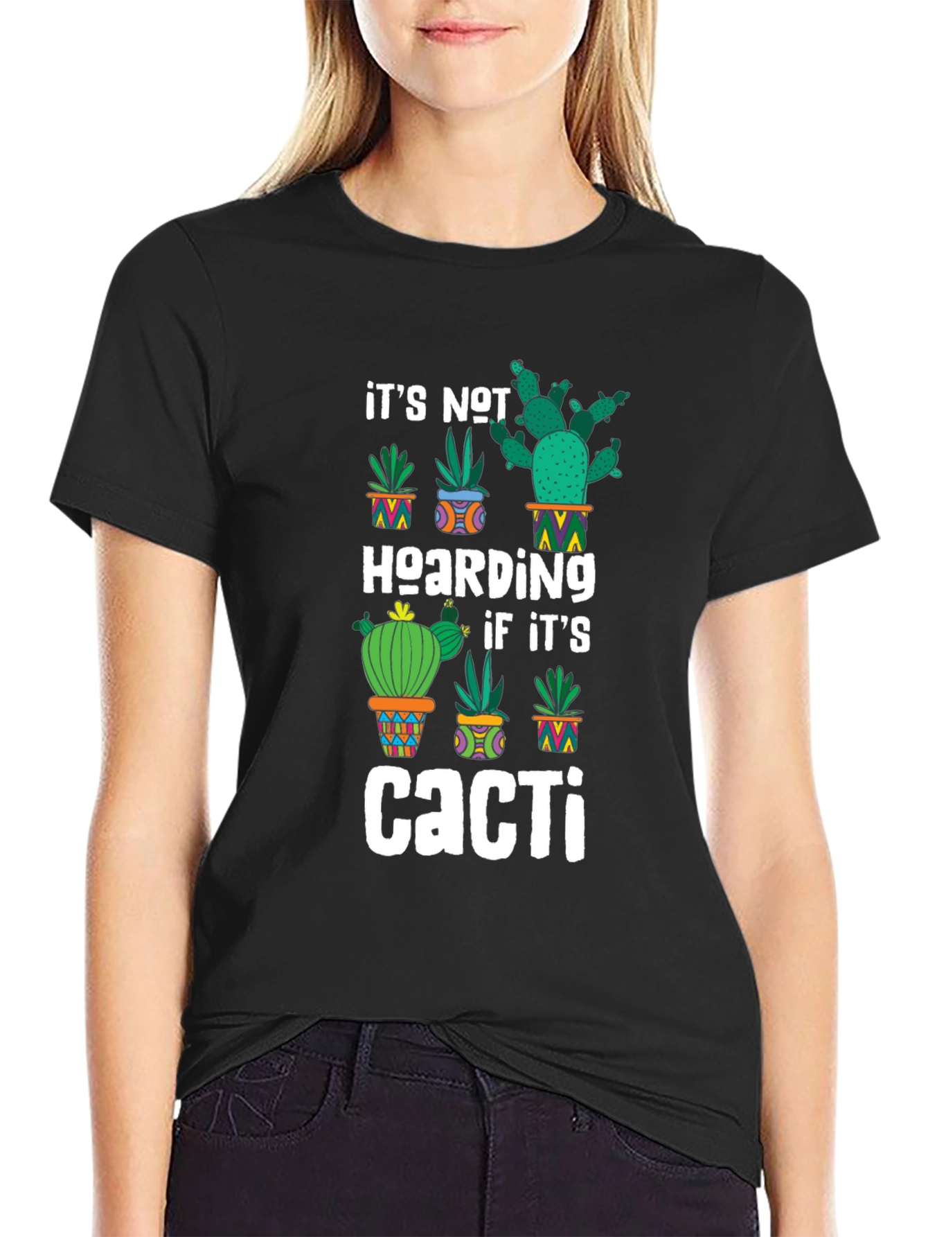 Cacti Hoarding T-Shirt - Funny Plant Lover Tee