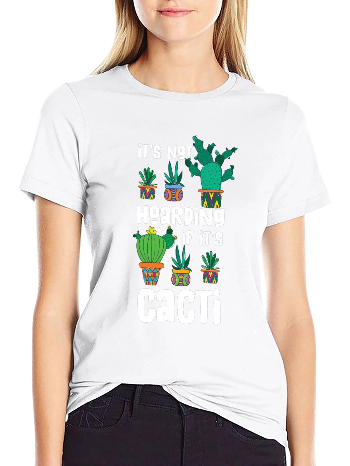Cacti Hoarding T-Shirt - Funny Plant Lover Tee