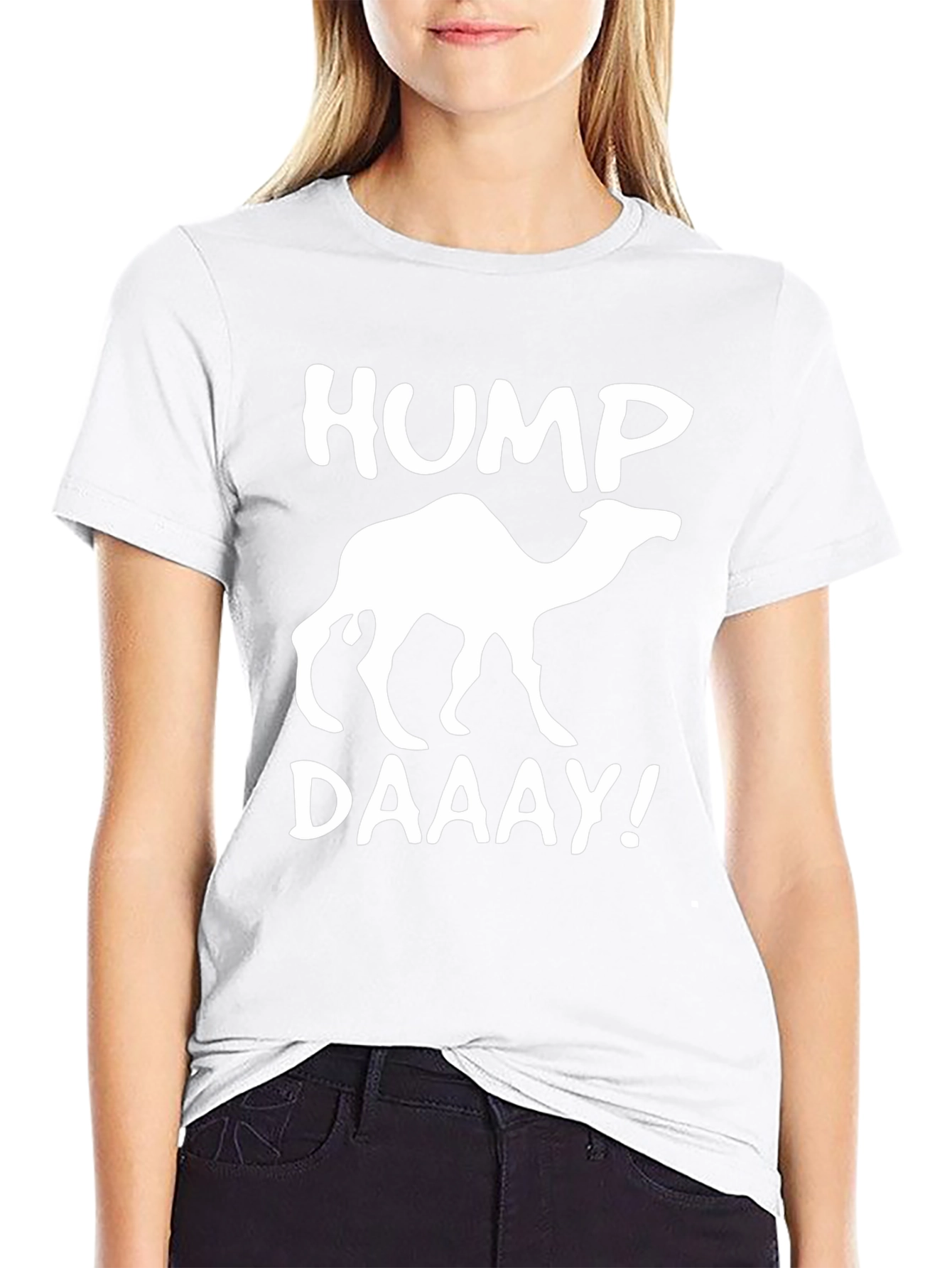 Hump Daaay! Camel T-Shirt - Black Cotton Tee