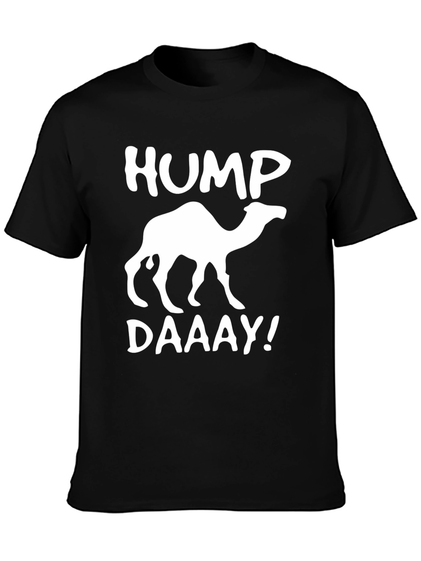 Hump Daaay! Camel T-Shirt - Black Cotton Tee
