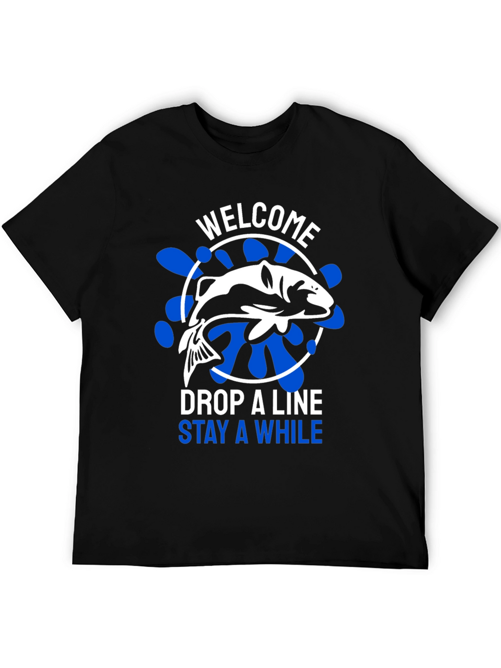 Welcome Fish Graphic T-Shirt