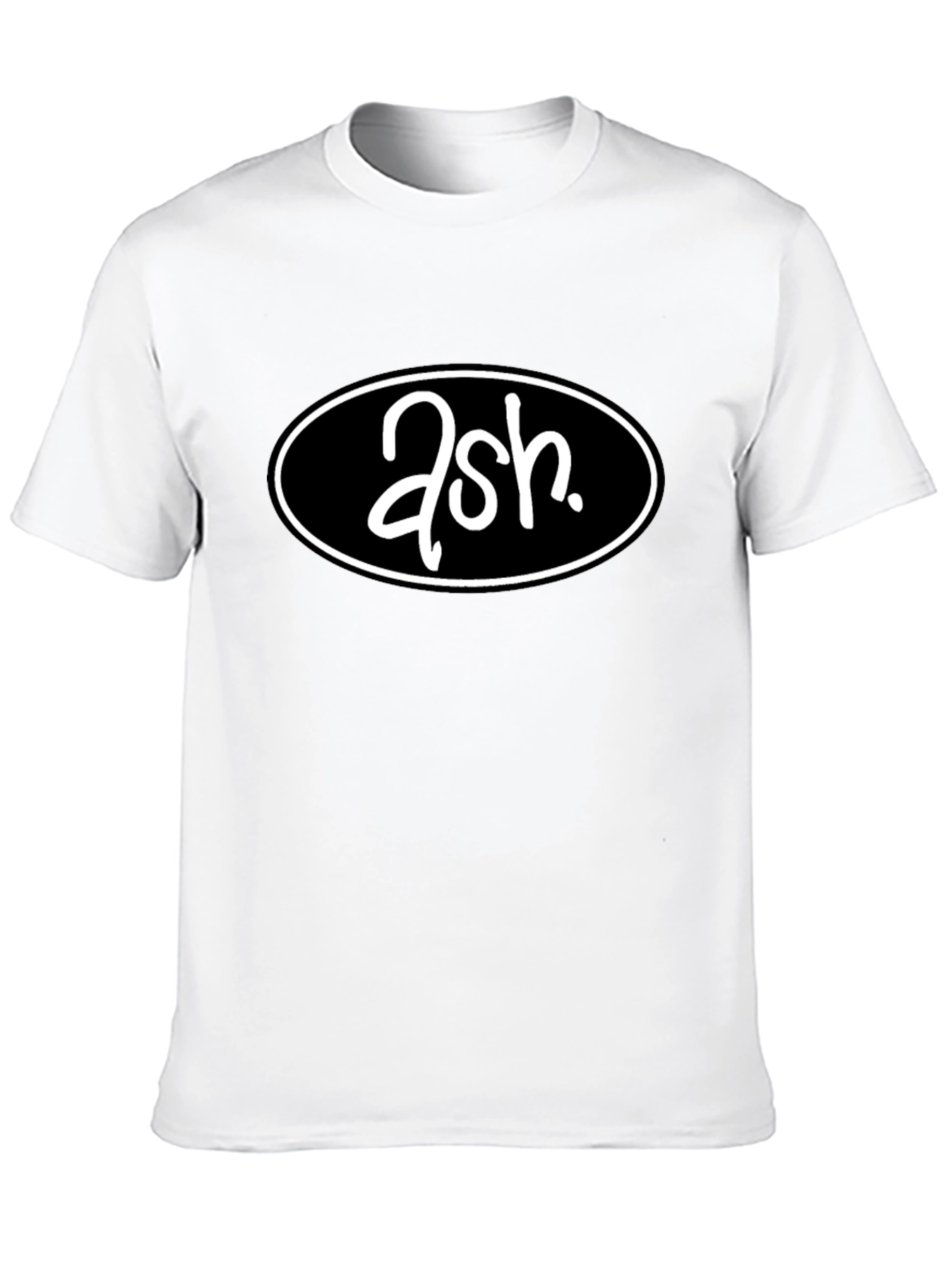 Ash Band Logo T-Shirt - Black Cotton Tee