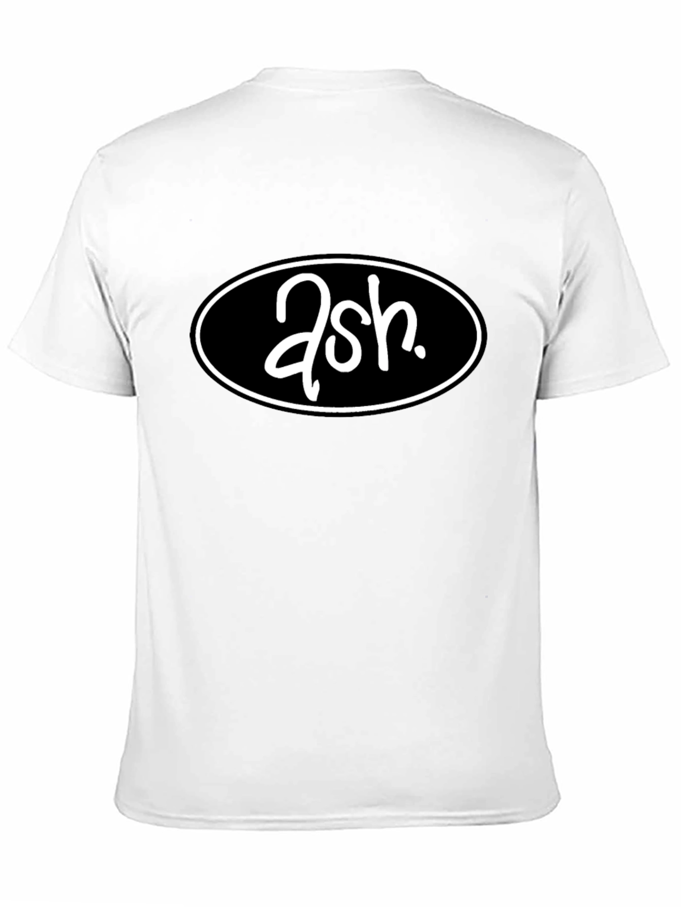 Ash Band Logo T-Shirt - Black Cotton Tee