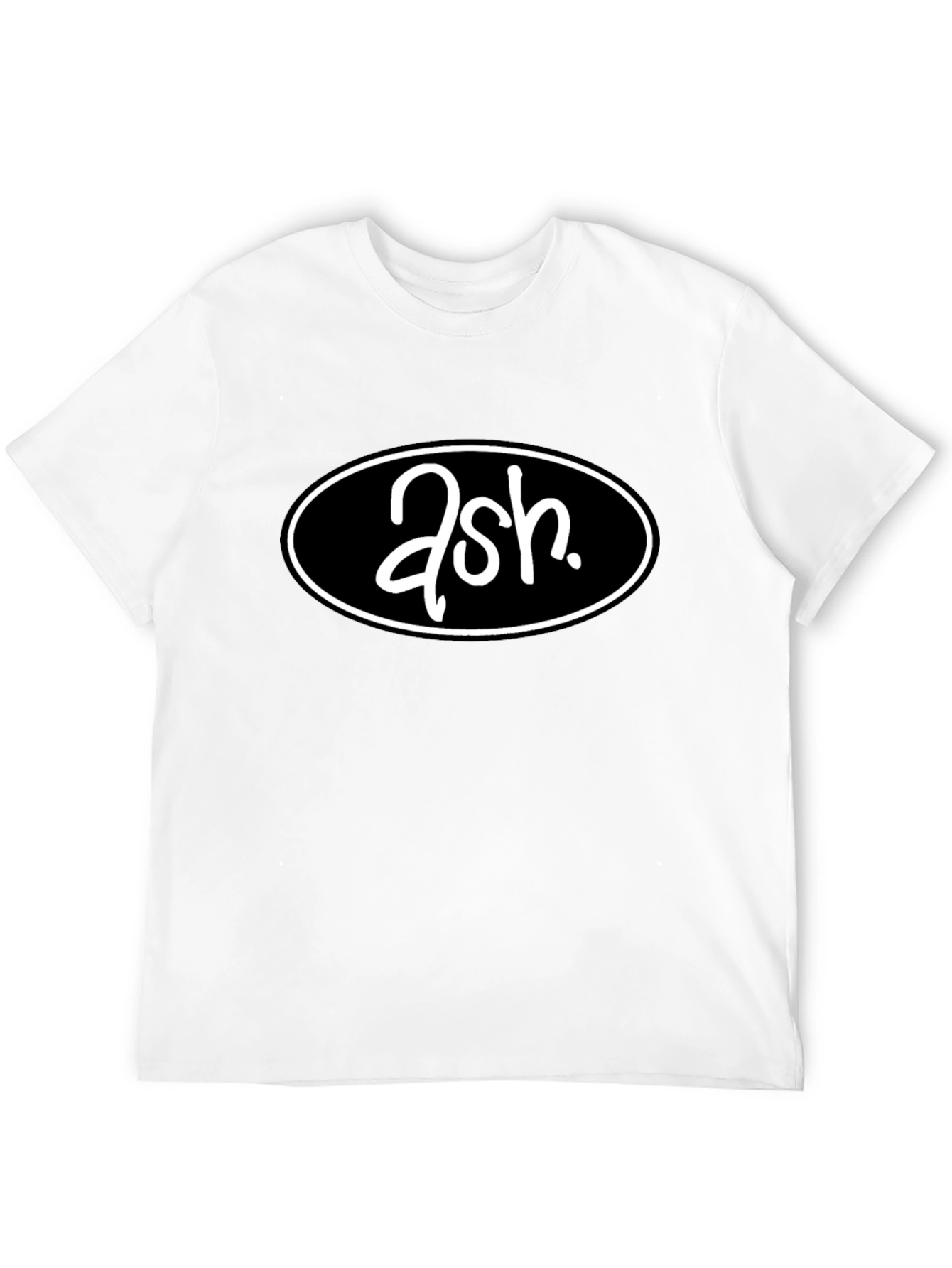Ash Band Logo T-Shirt - Black Cotton Tee