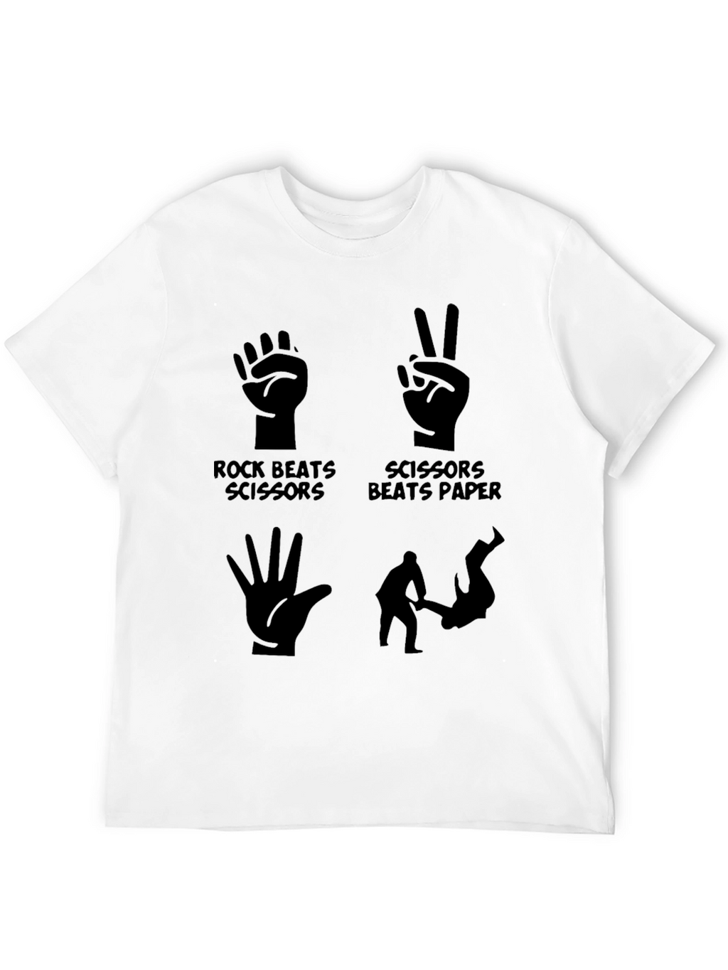 Rock Paper Scissors T-Shirt - Funny Game Tee