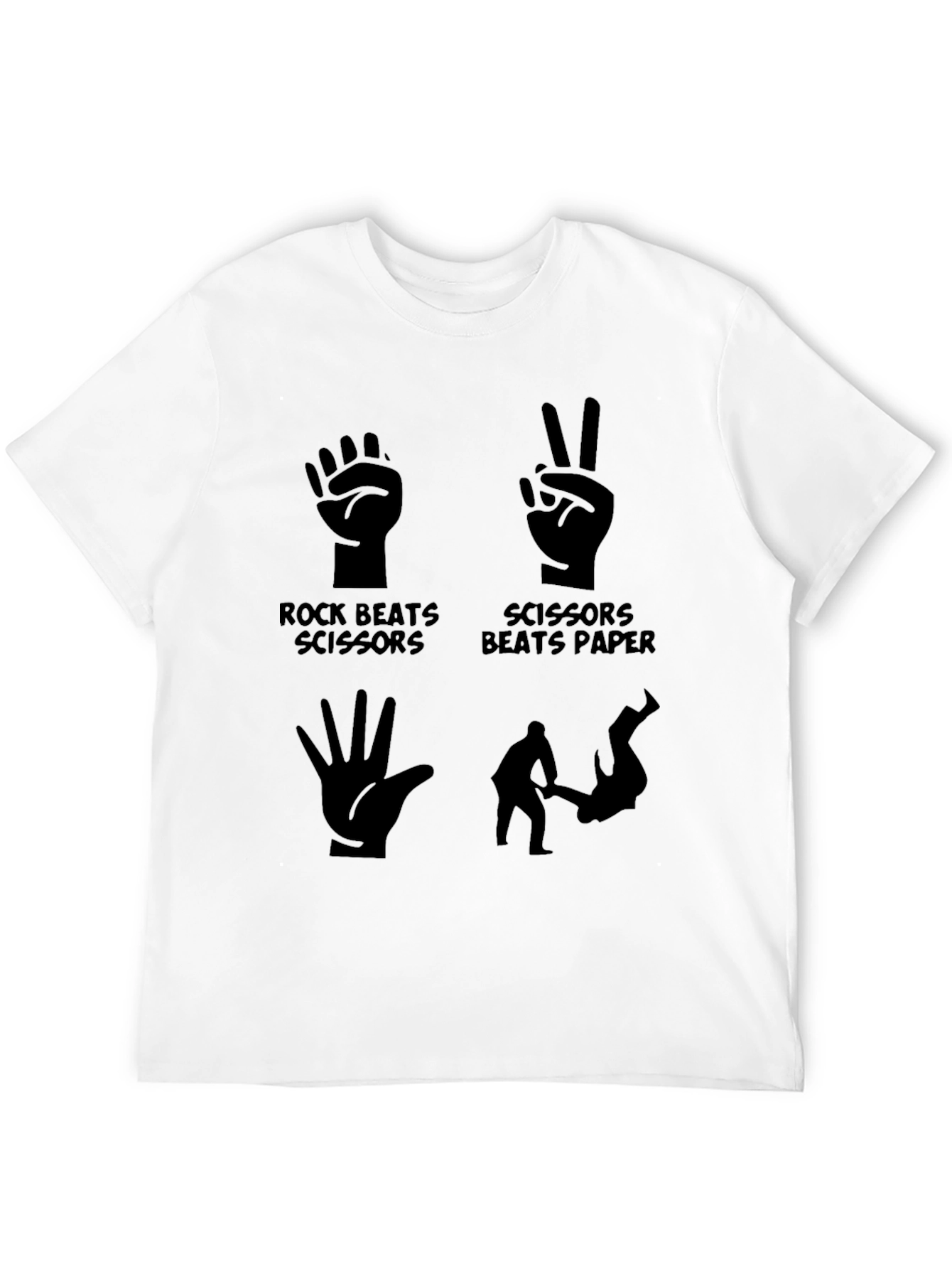 Rock Paper Scissors T-Shirt - Funny Game Tee