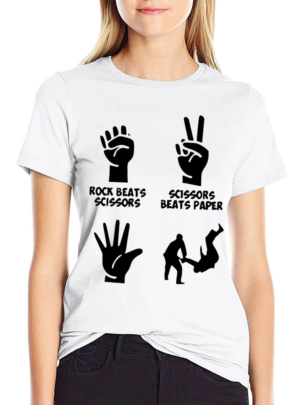 Rock Paper Scissors T-Shirt - Funny Game Tee