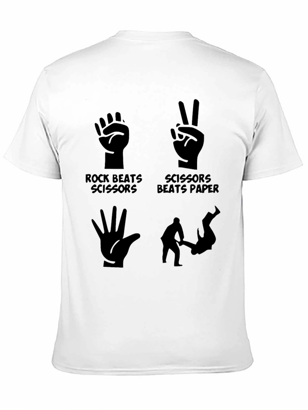 Rock Paper Scissors T-Shirt - Funny Game Tee