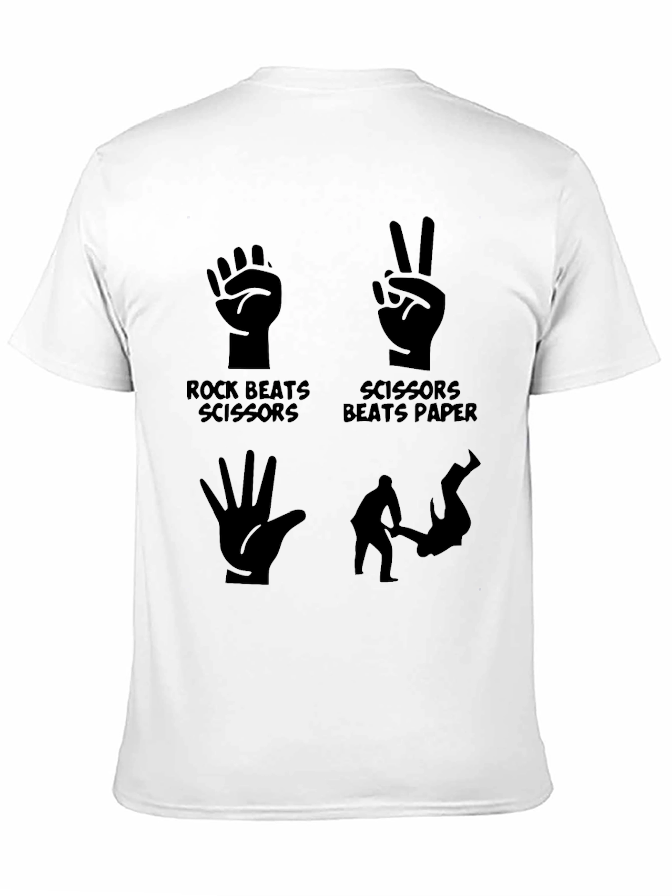 Rock Paper Scissors T-Shirt - Funny Game Tee