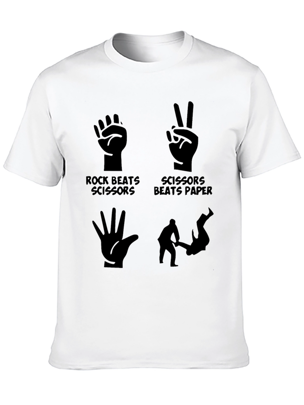Rock Paper Scissors T-Shirt - Funny Game Tee