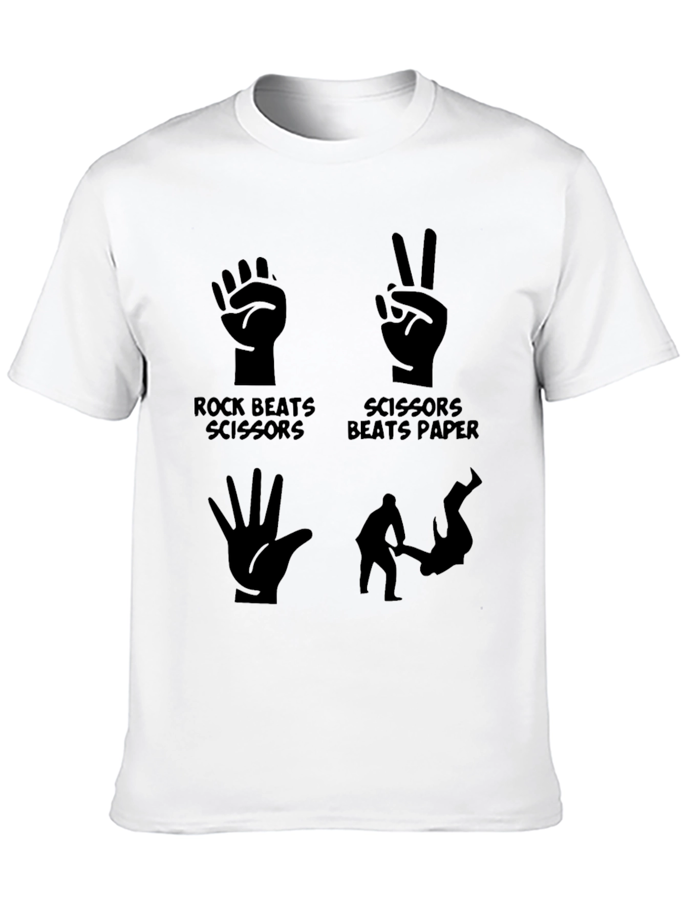Rock Paper Scissors T-Shirt - Funny Game Tee