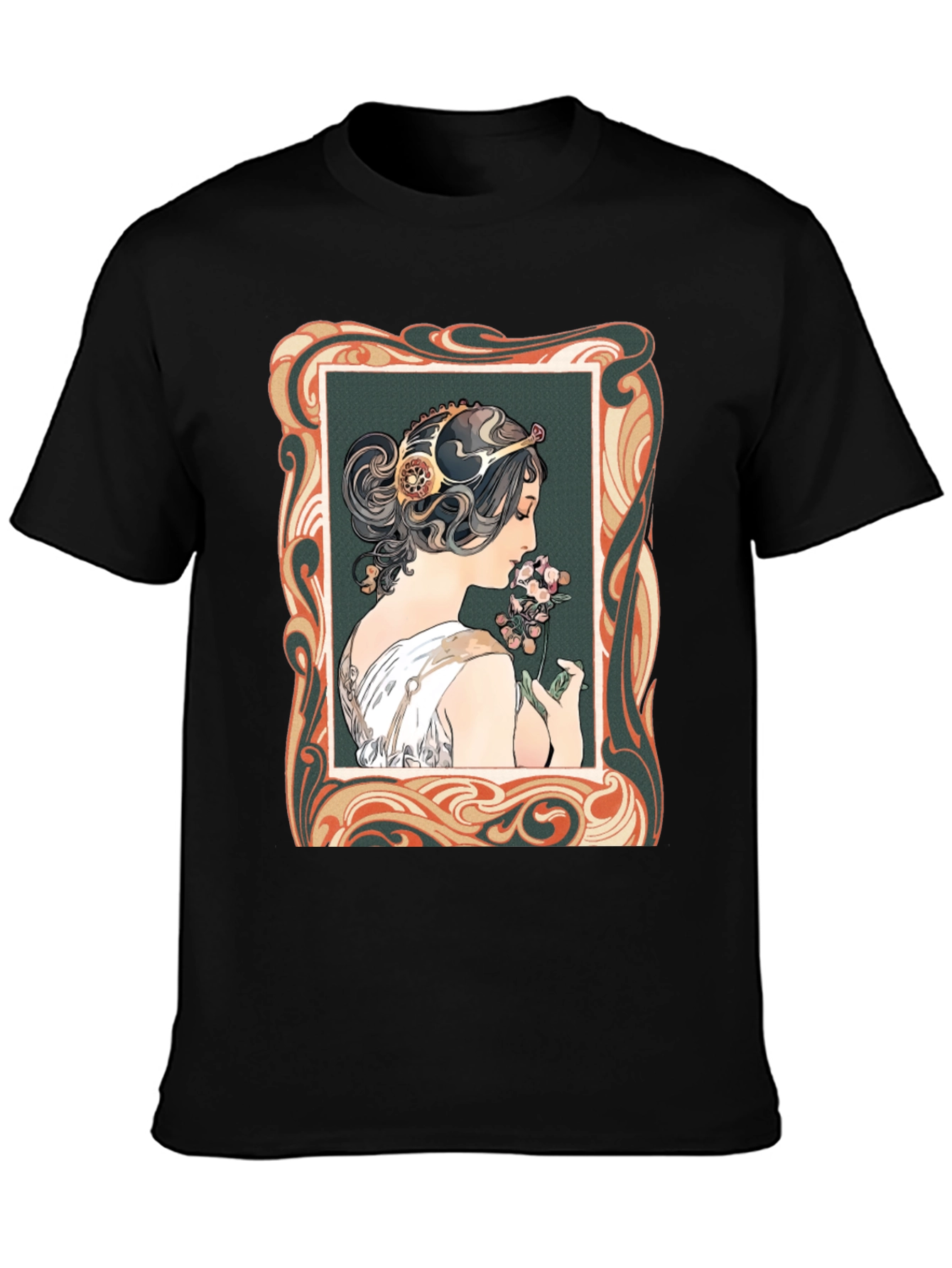 Art Nouveau Woman Graphic T-Shirt