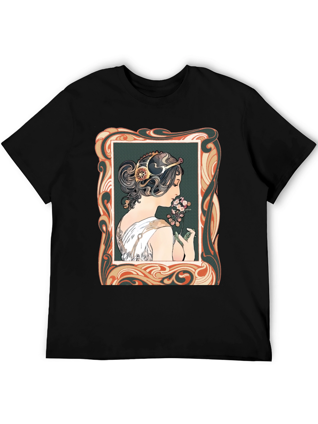 Art Nouveau Woman Graphic T-Shirt