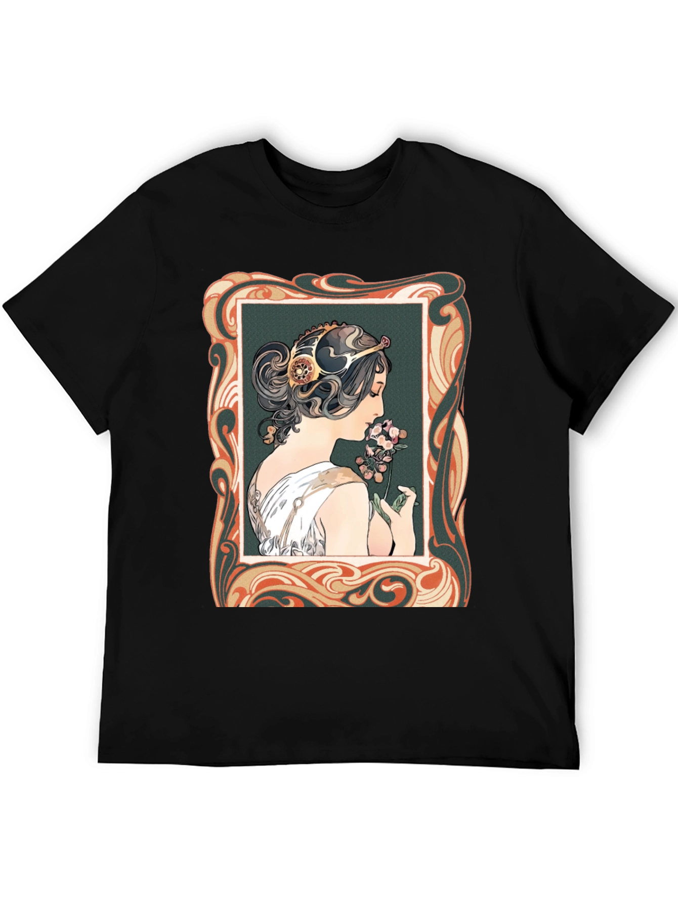 Art Nouveau Woman Graphic T-Shirt