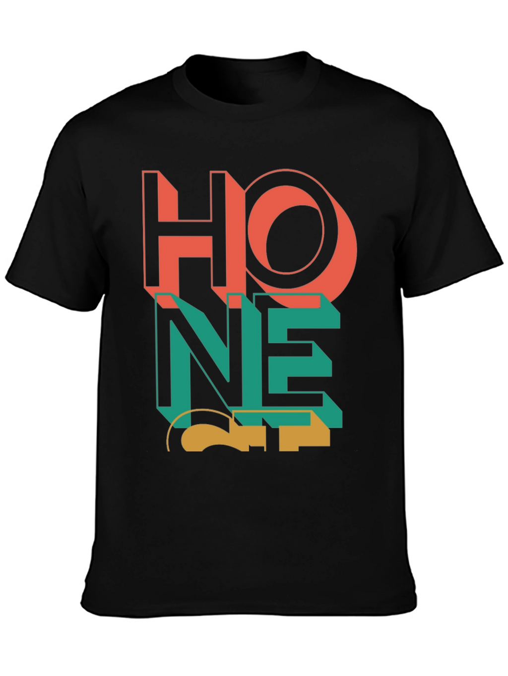 Modern Graphic Tee - Abstract Design