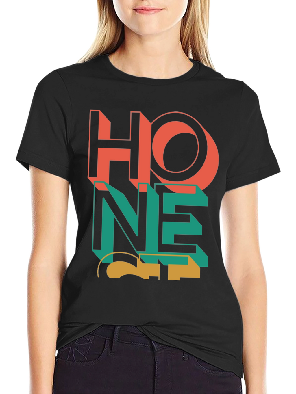 Modern Graphic Tee - Abstract Design
