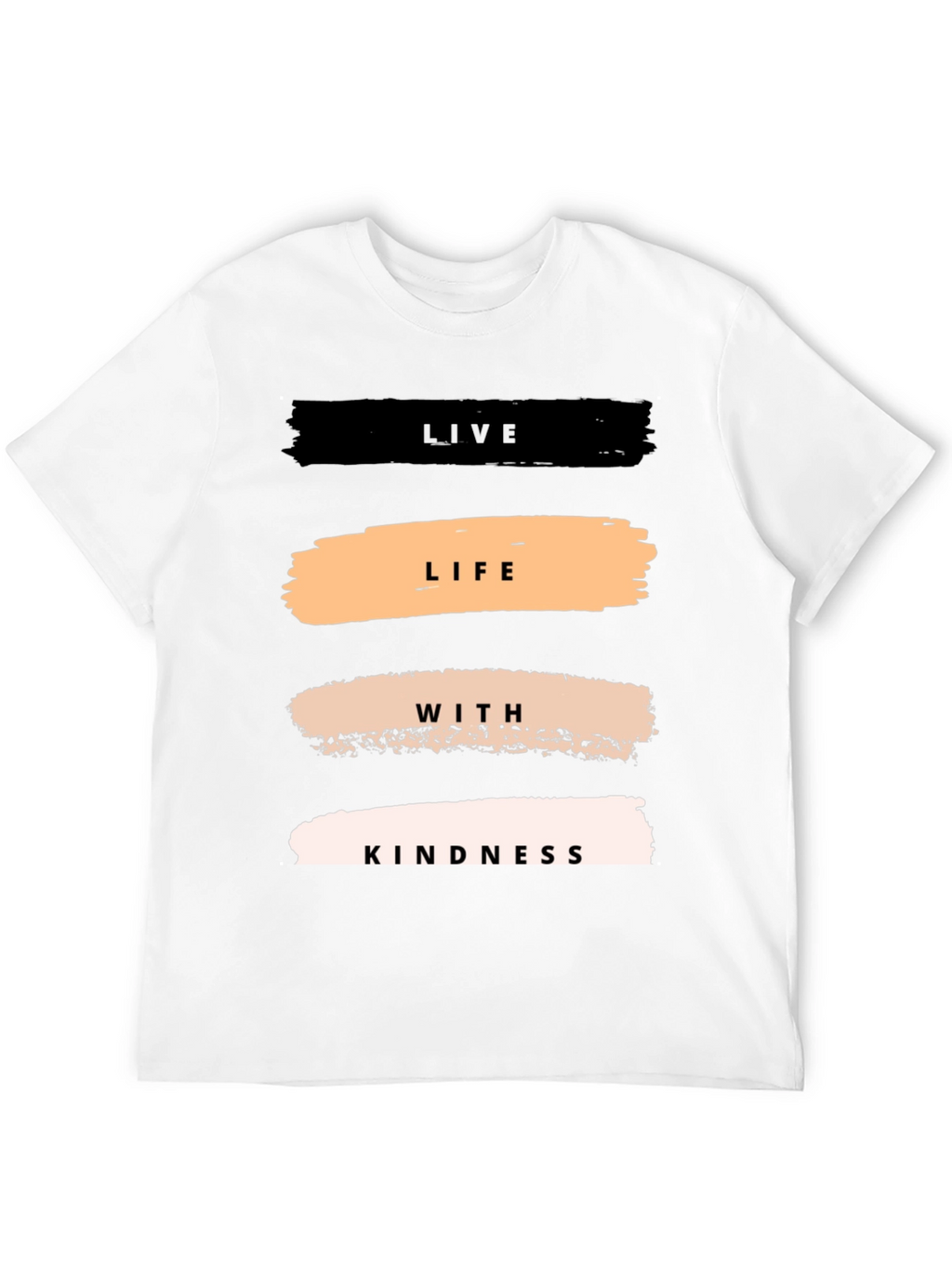 Live Life With Kindness T-Shirt - Black