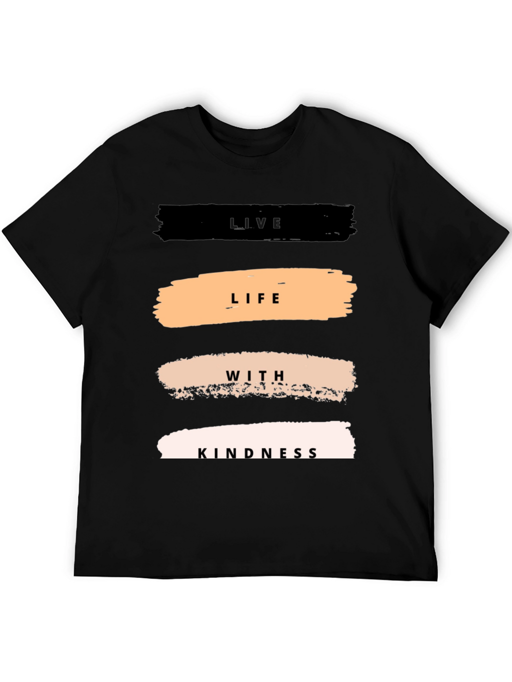 Live Life With Kindness T-Shirt - Black