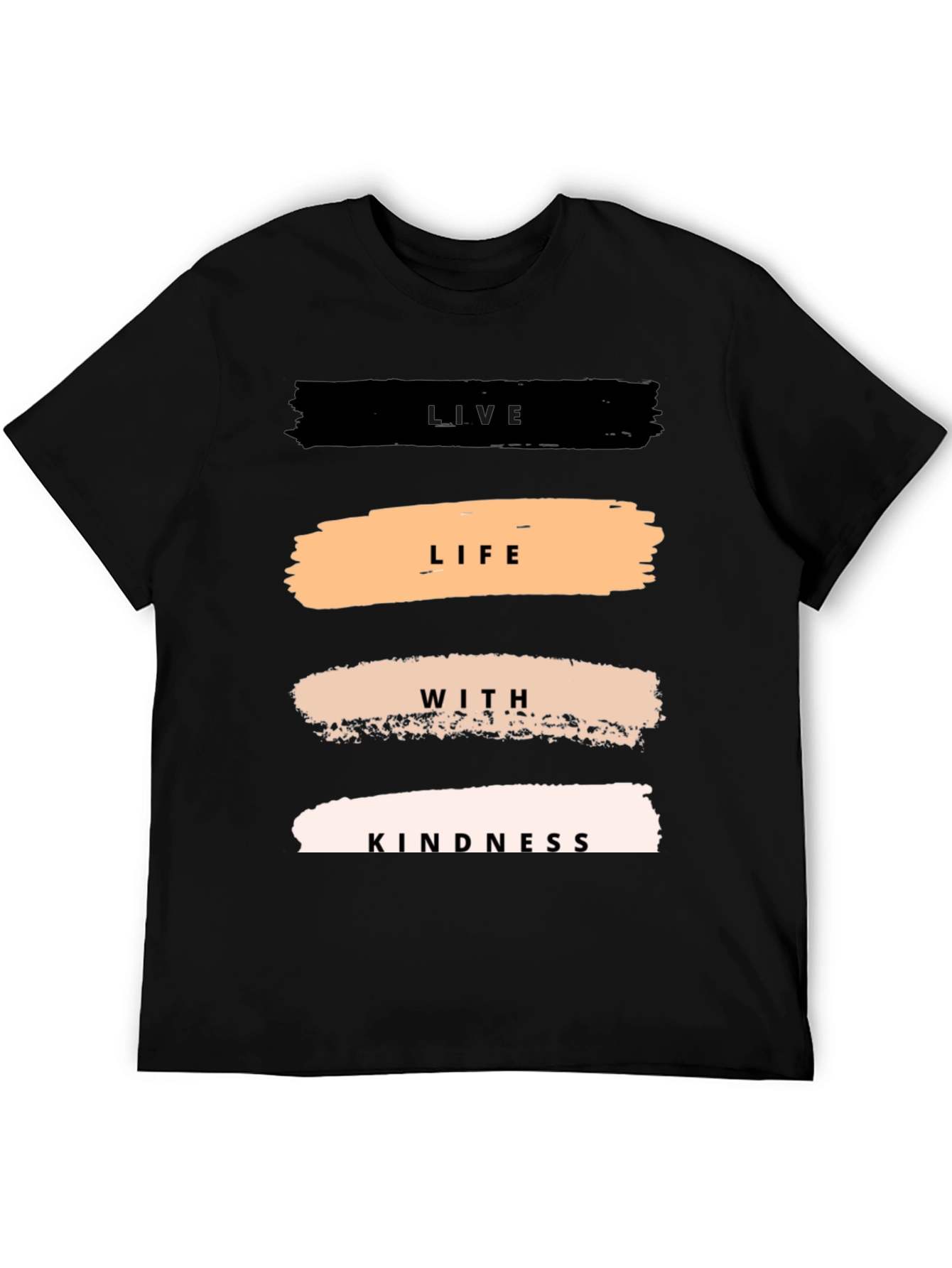 Live Life With Kindness T-Shirt - Black