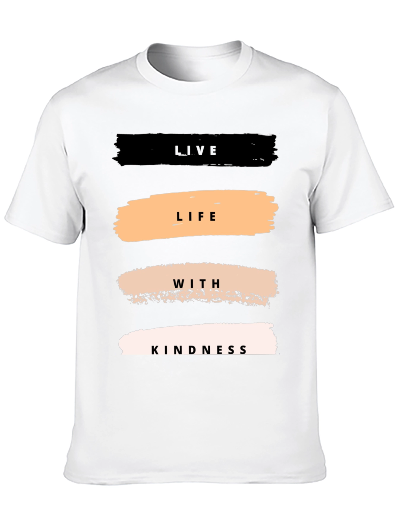 Live Life With Kindness T-Shirt - Black