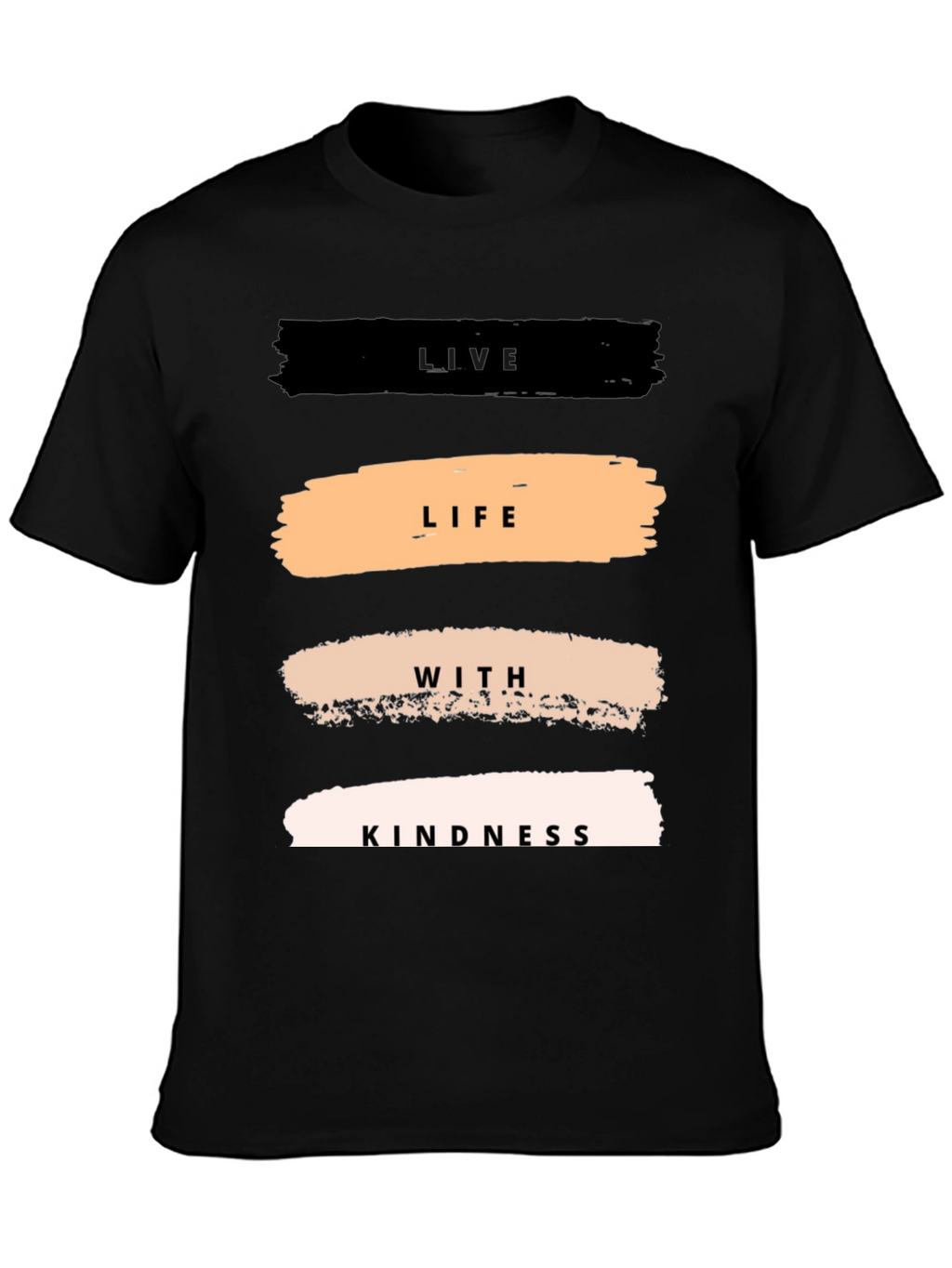 Live Life With Kindness T-Shirt - Black