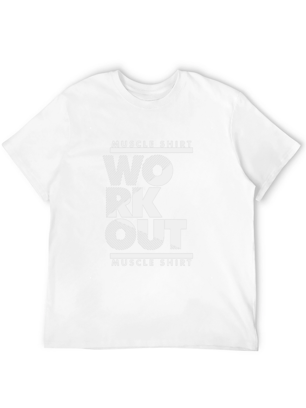 Workout Muscle Shirt - Black Gym Tee