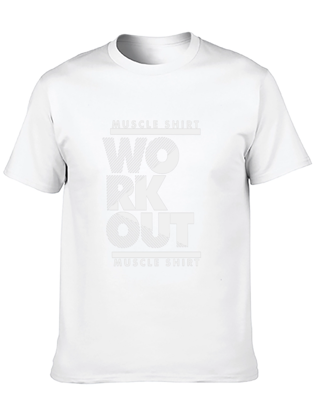 Workout Muscle Shirt - Black Gym Tee