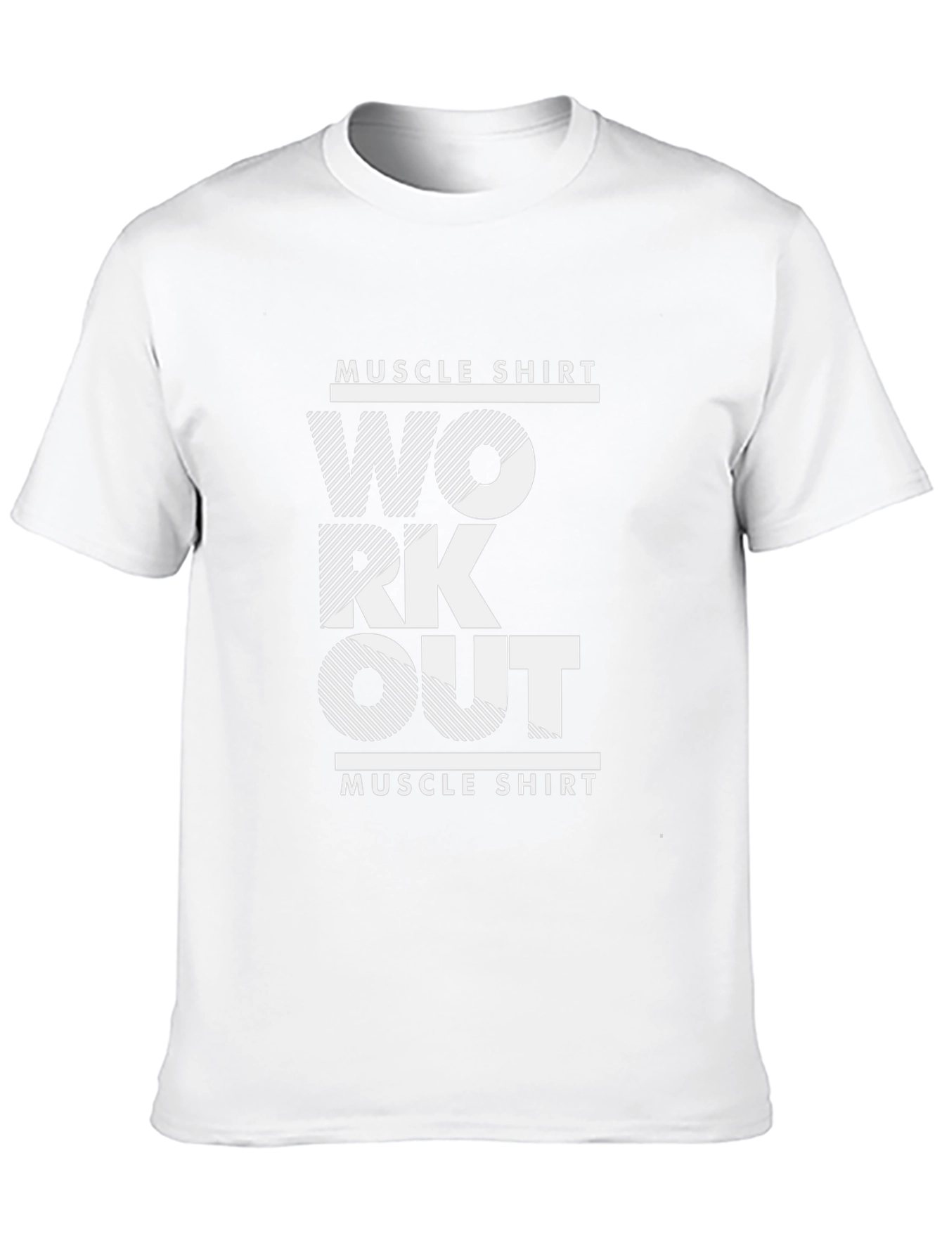 Workout Muscle Shirt - Black Gym Tee
