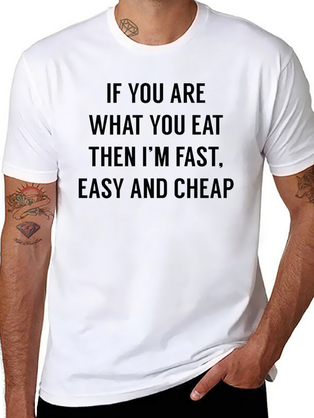 Funny Fast Food T-Shirt - Eat What You Are