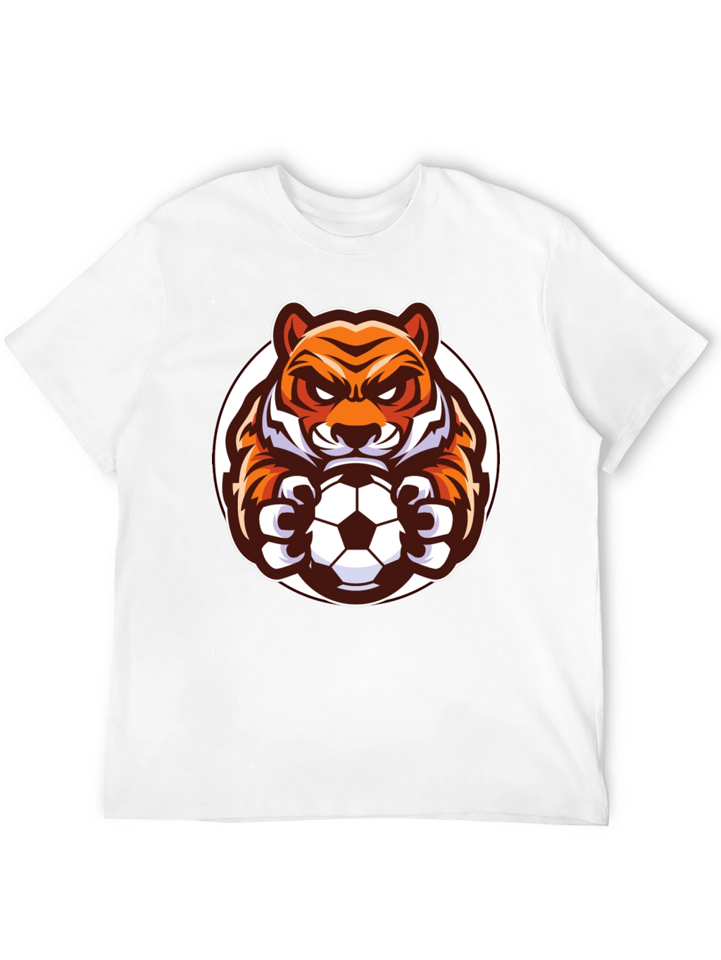 Tiger Soccer Black T-Shirt