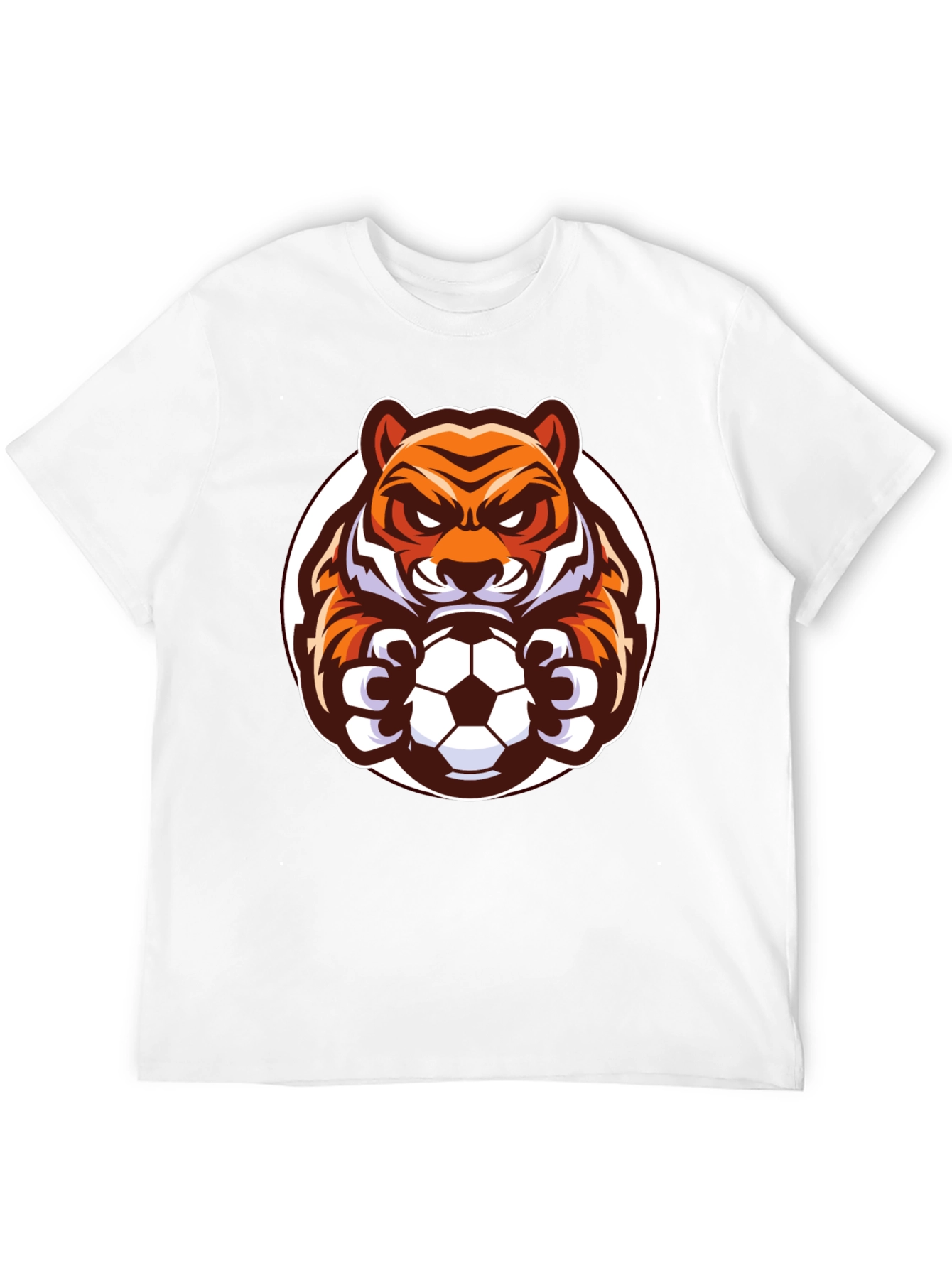 Tiger Soccer Black T-Shirt