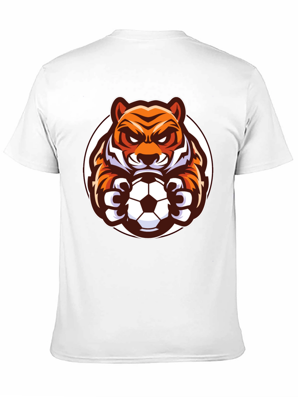 Tiger Soccer Black T-Shirt