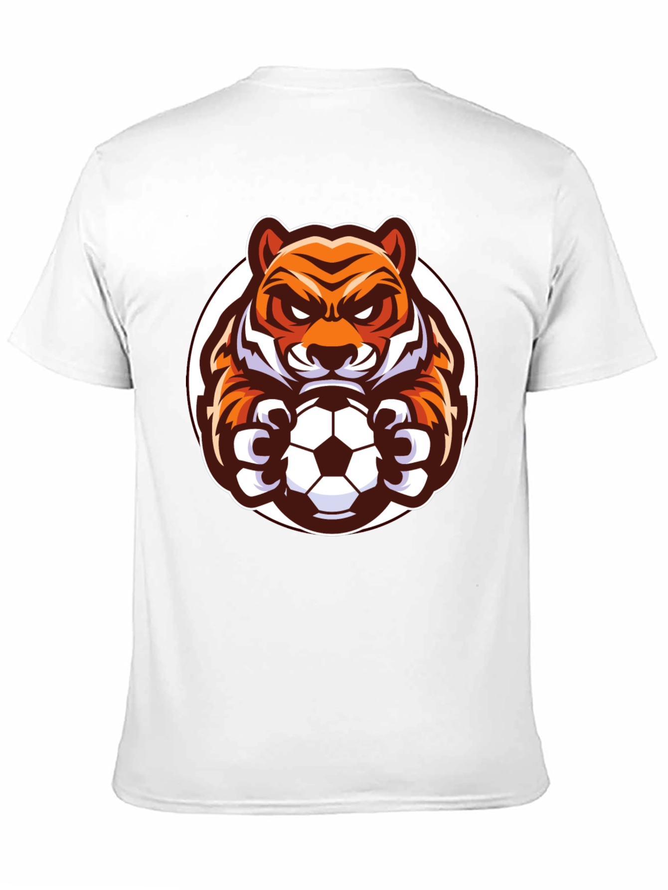 Tiger Soccer Black T-Shirt