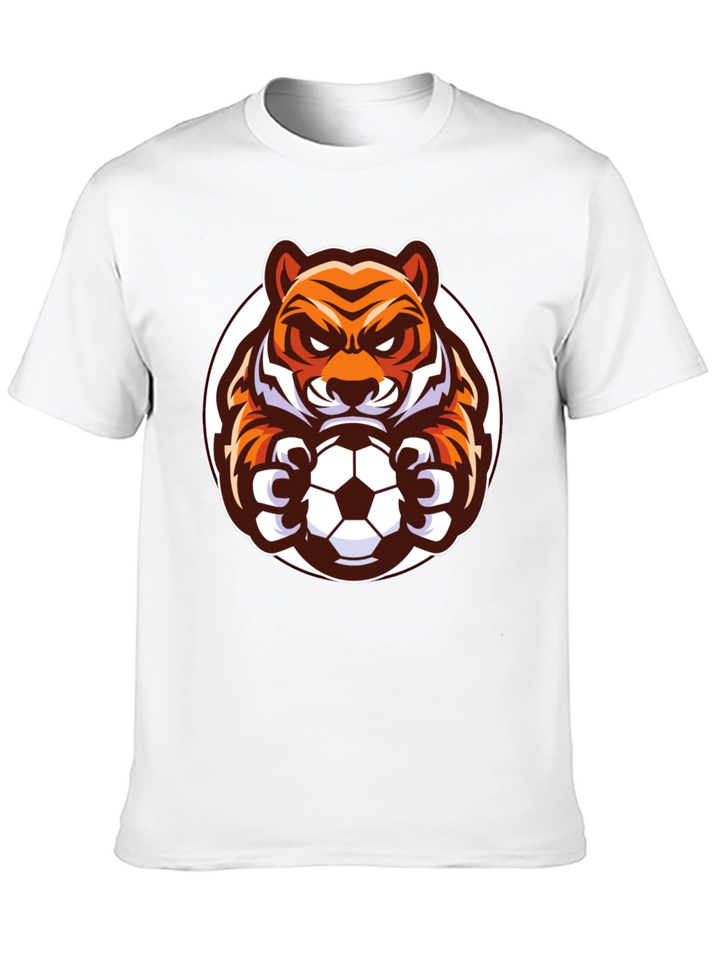Tiger Soccer Black T-Shirt