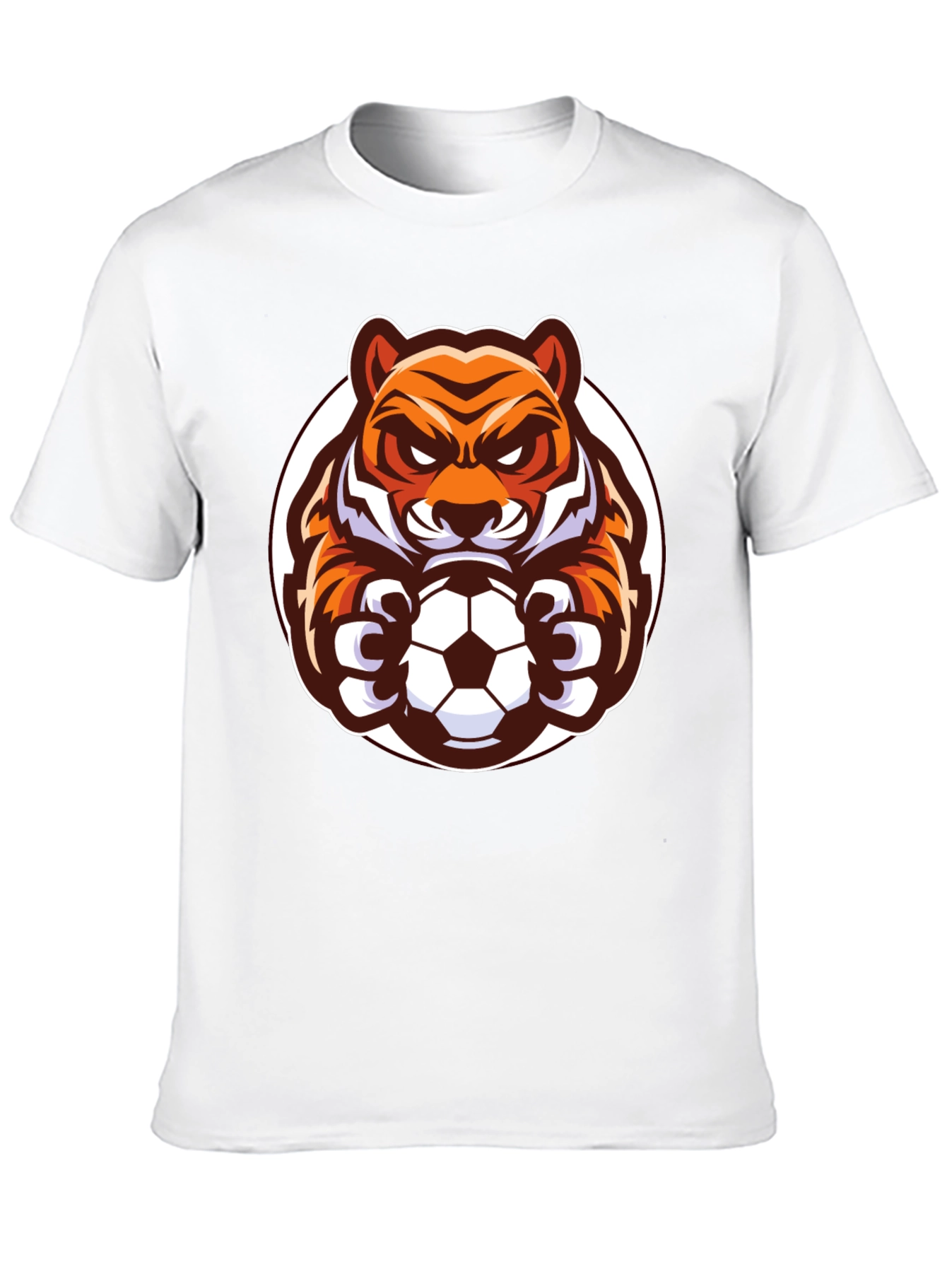 Tiger Soccer Black T-Shirt