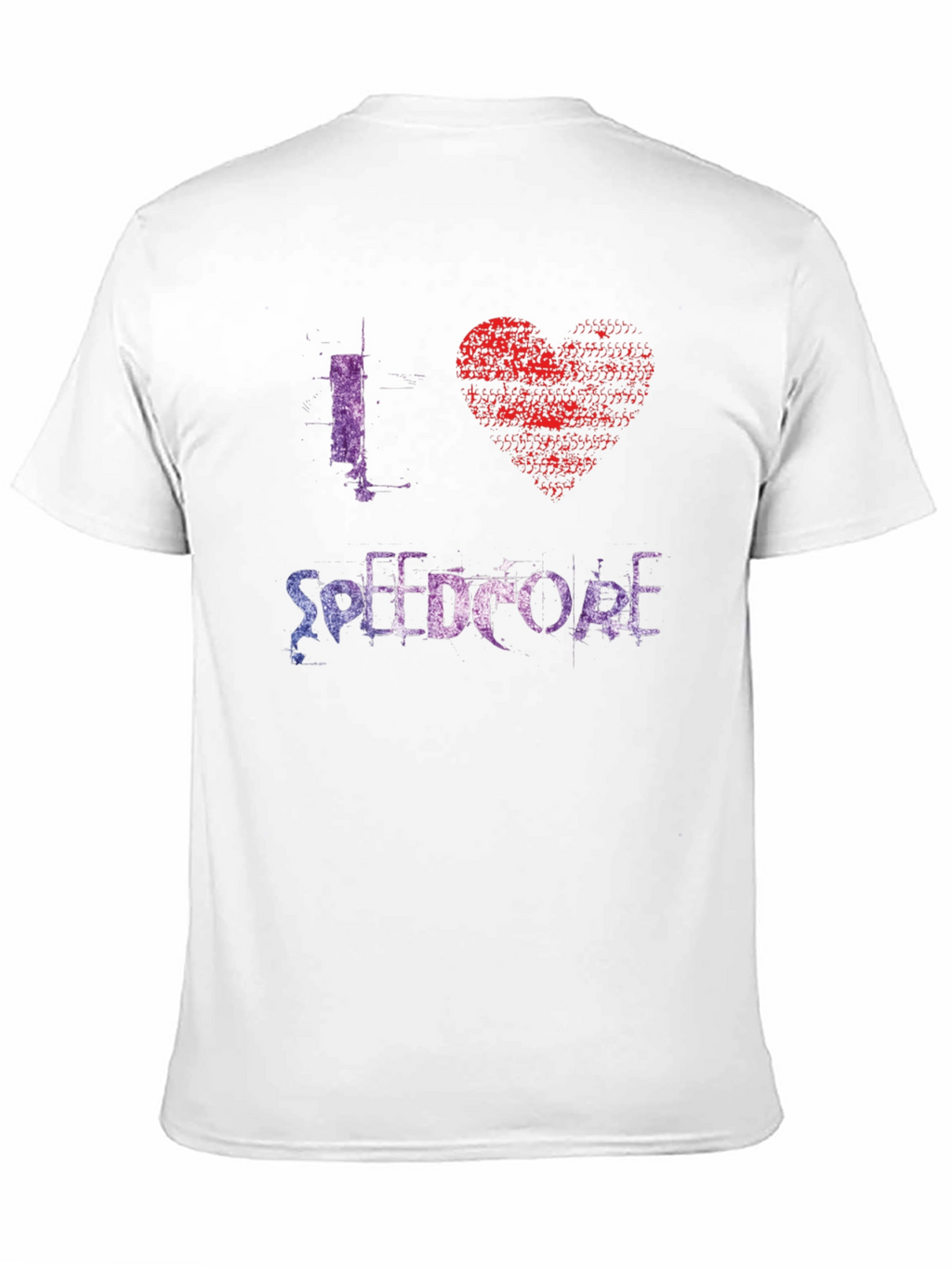 I Heart Speedcore Black T-Shirt