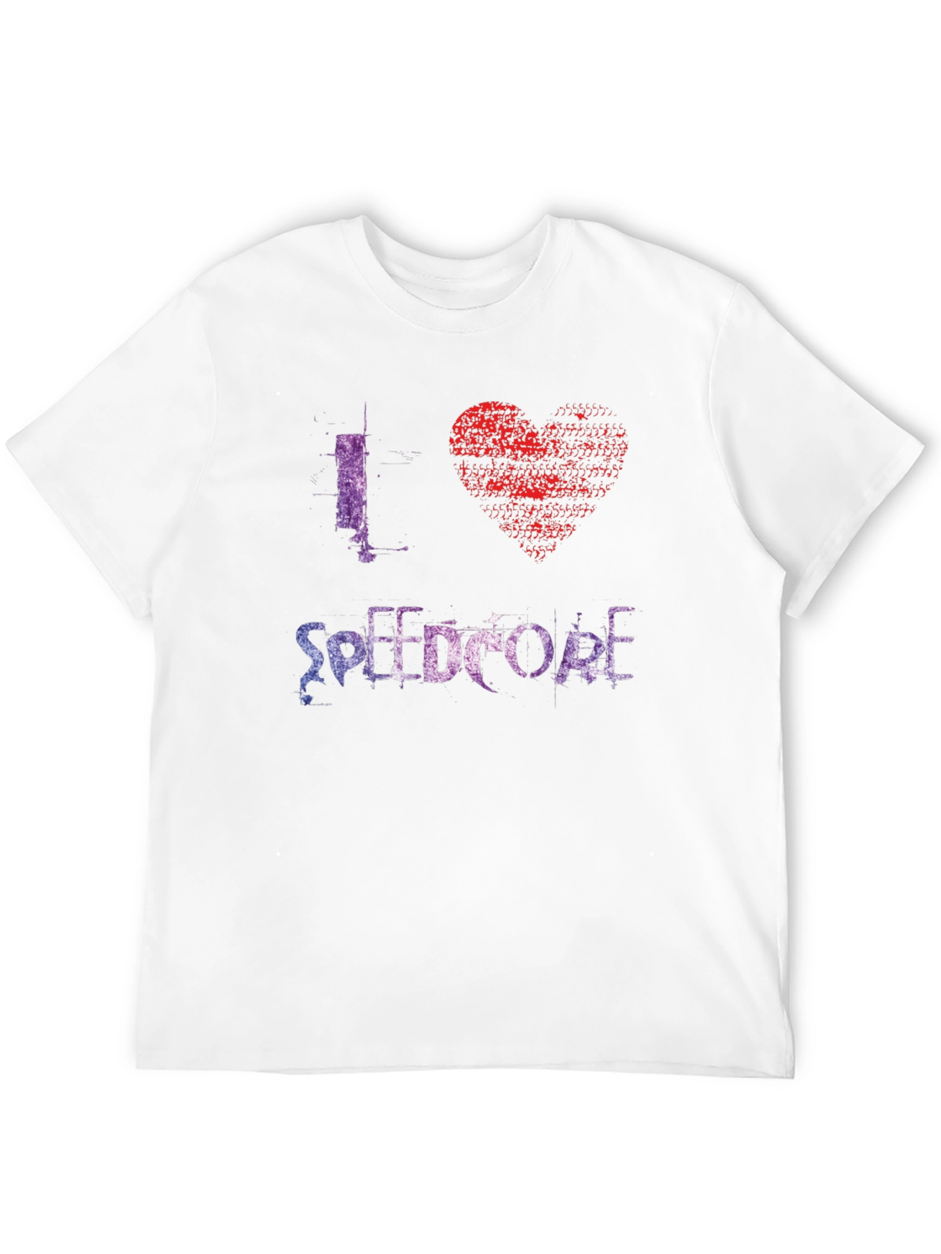 I Heart Speedcore Black T-Shirt